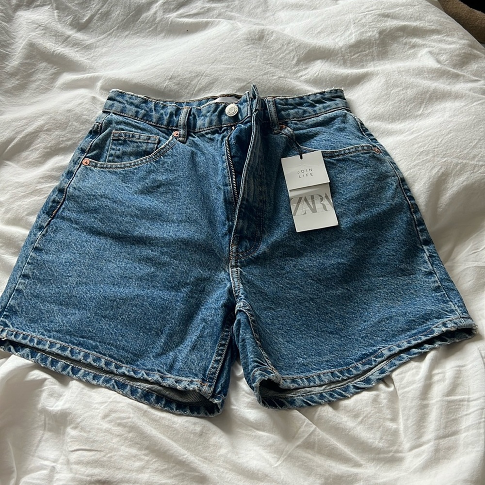 Zara mom shorts